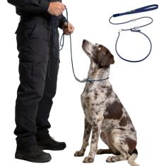 BeauGo Guias deslizantes para cães, guia deslizante fina, guia de treinamento de cães, guias deslizantes finas para cães, guia suave para cães pequenos, médios ou grandes, coleira forte para cães