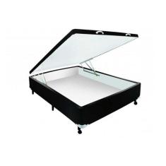 Cama Box Baú Viúva Courano Black New (128x188x35) - Castor