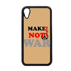 Capa Make Sense Not War Love Peace World para iPhone XR para proteção de telefone Apple