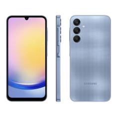 Smartphone Samsung Galaxy A25 5G 256GB 8GB RAM Octa-Core Exynos 1280 Câmera Tripla + Selfie  13MP 6.5&quot; Dual Chip -Azul