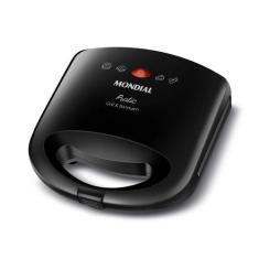 Grill e Sanduicheira Mondial SN01 Sandwich Pratic - 750W 220V, Preto, 