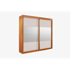 Guarda roupa casal trancoso 2 portas de correr  6 gavetas 4 espelhos c