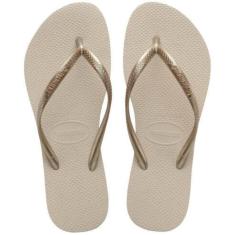Chinelo Havaianas Slim Tradicional Feminino - Bege