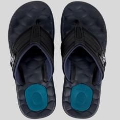 Chinelo Masculino de Dedo Cartago Egeu III 12287, Azul, Preto, Azul, 4