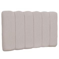 Cabeceira Cama Box Painel Solteiro 100 Cm Dubai W01 Bege