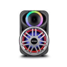Caixa de Som Portátil Lenoxx LCA8 300W Bluetooth Com Led