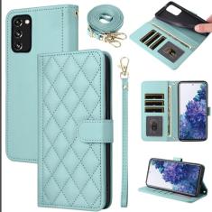 Furiet Capa carteira para Samsung Galaxy S20 FE 5G 6,5 polegadas, alça de ombro, bolsa com vários compartimentos para cartões, capa de telefone com suporte de poliuretano para S 20 EF UW 2022 S20FE5G