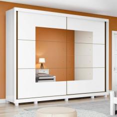Guarda Roupa Casal com Espelho 2 Portas 6 Gavetas Toronto Plus Espress