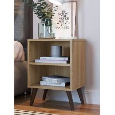 Mesa de Cabeceira com Prateleira 39cm Linha CB CB200 Completa Móveis, 