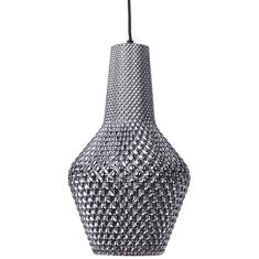 Pendente Em Vidro Cromado Translucido, Moas, Cromado