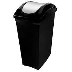 Sanremo - Lixeira Plástica Basculante de 15 Litros, Linha Casablanca