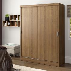 Guarda Roupas Luke Rustic 2 Portas de Correr Madesa