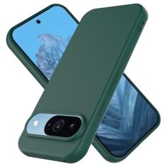 Taneny Capa de silicone para Google Pixel 9/Google Pixel 9 Pro, durável e elegante, testada contra quedas, borracha de gel de silicone macio, ajuste fino, proteção à prova de choque para Google Pixel