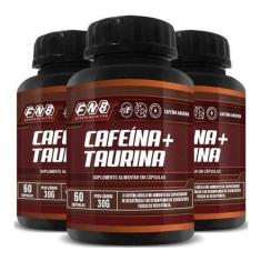3 Cafeina + Taurina 60 Cápsulas 500mg - Flora Nativa do Brasil