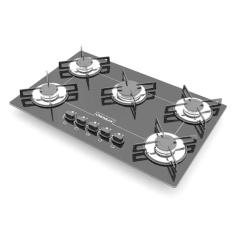 Fog o Cooktop 5 Bocas Ultra Chama Bivolt Chamalux - Preto