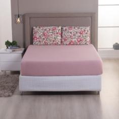 Jogo de Lençol Casal Estampado 100% Algodão com Elástico Malha Macia 0