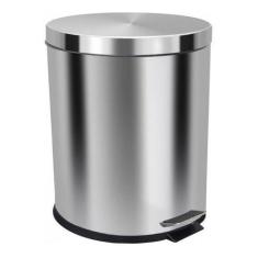 Lixeira Aço Inox 30 Litros Balde Interno Removível - JSN, Inox