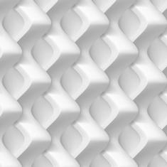 Papel Parede 3D Losango Ondas Autocolante Decorativo Lavavel