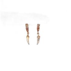 Brinco De Argolinha Pimenta Folheado A Ouro 18K - Milena Jóias