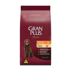 Ração GranPlus Menu Cães Sênior Portes Médio e Grande Frango e Arroz, 