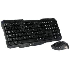 Kit Teclado & Mouse C3TECH Wireless USB - K-W10BK