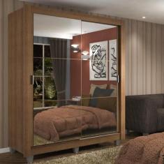 Guarda-Roupa Solteiro Dallas Pés 2 Portas 2 Gavetas Madesa