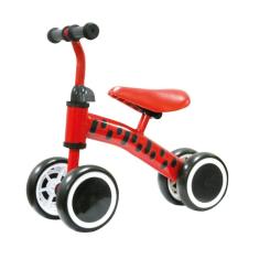 Andador Infantil Vermelho Bicicleta Sem Pedal Quadriciclo