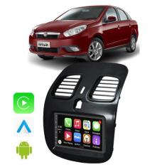 Kit Multimidia Grand Siena 2013 14 15 16 17 18 19 20 2021 7" Android A