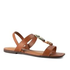 Sandália Feminino Dakota Rasteira, Marrom, 38