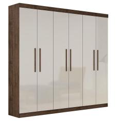 Guarda Roupa 6 Portas Belem Canion Off White