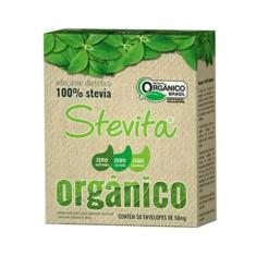 Adoçante Stevia Orgânico Stevita Sachê 0,05g Caixa 50 Unidades