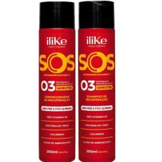 Kit Ilike Sos Shampoo + Condicionador 300ml
