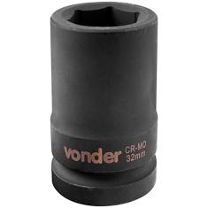 Soquete Sextavado Longo De Impacto, 32 Mm, Encaixe De 1", Vonder.