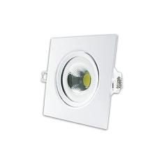 Spot Supimpa LED, Quadrado, Luz amarela 3000K, 5W, Bivolt, Avant, branca