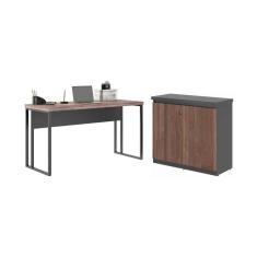 Mesa E Balcão Xena Noce Preto