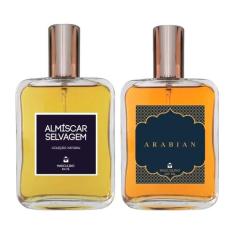 Kit Perfume Masculino - Almíscar Selvagem + Arabian 100Ml - Essência D