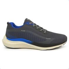 Tênis Masculino Caminhada RDW Thunder Rush RD126, Grafite, Royal, 37