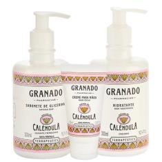 Kit Granado SPA Calêndula Hidratante Corpo e Mão e Sabonete