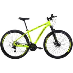 Bicicleta Aro 29 Rino Everest 24 Velocidades - Amarelo Neon 15