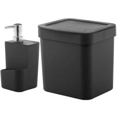 Utensílios De Cozinha Lixeira Trium 2,5L Porta Detergente Ou