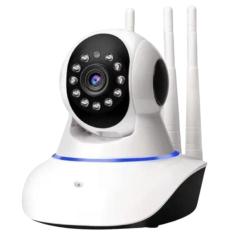 Câmera 3 Antenas Robo Ip Wifi 360º 720P Hd Visão Noturna
