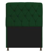 Cabeceira Estofada Lady 90 Cm Solteiro Com Capitonê Suede - Doce Sonho Móveis Verde