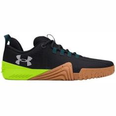 Tênis Under Armour Tribase Reign 6 Unissex Preto Verde-Unissex