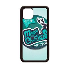 Ilustração de rena azul Merry Christmas para iPhone 12 Pro Max Capa para Apple Mini Mobile Case