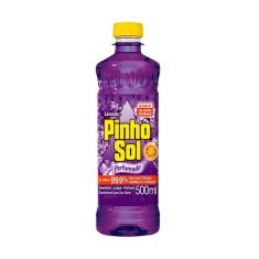 Desinfetante Pinho Sol Perfumado Lavanda 500ml - Embalagem com 12 Unidades