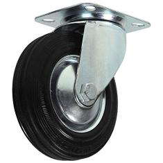 Rodízio Giratório de Borracha s/Trava 5 Pol 125mm Beltools