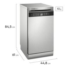 Lava Louças Electrolux 10 Serviços Inox Com Função Higieniza LL10X