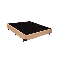 Base Box Casal Blindado Linhão Bege