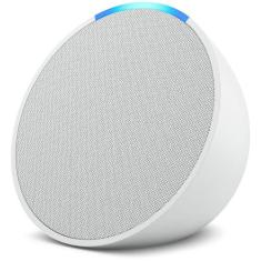 Echo Pop Amazon, Com Alexa, Smart Speaker, Som Envolvente, Branco - B0