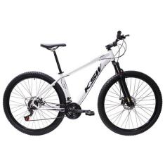 Bicicleta Aro 29 Bike Ksw Xlt 21 Marchas Alumínio Freio a Disco, Branc